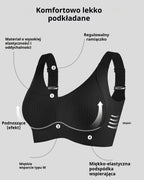 【Zestaw 4 szt.】Bezszwowy biustonosz bez fiszbin dla kobiet 【40–95 kg】