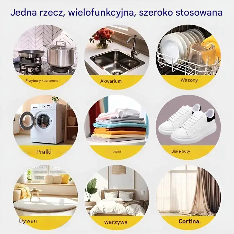 【3 pudełka】【Nowo opracowane】Wielofunkcyjne musujące tabletki czyszczące