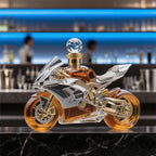 🚗 Kreatywna szklana butelka do whisky w stylu motocyklowym – 🔥 50% zniżki · Limitowana oferta