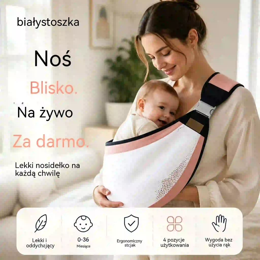 👶 Lekkie, ergonomiczne nosidełko dla dziecka | Idealne na spacery i podróże