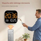 🕰️ Cyfrowy zegar do domu i biura o podwójnym zastosowaniu: Delikatnie Cię obudzi, pożegnaj się z uciążliwymi alarmami!