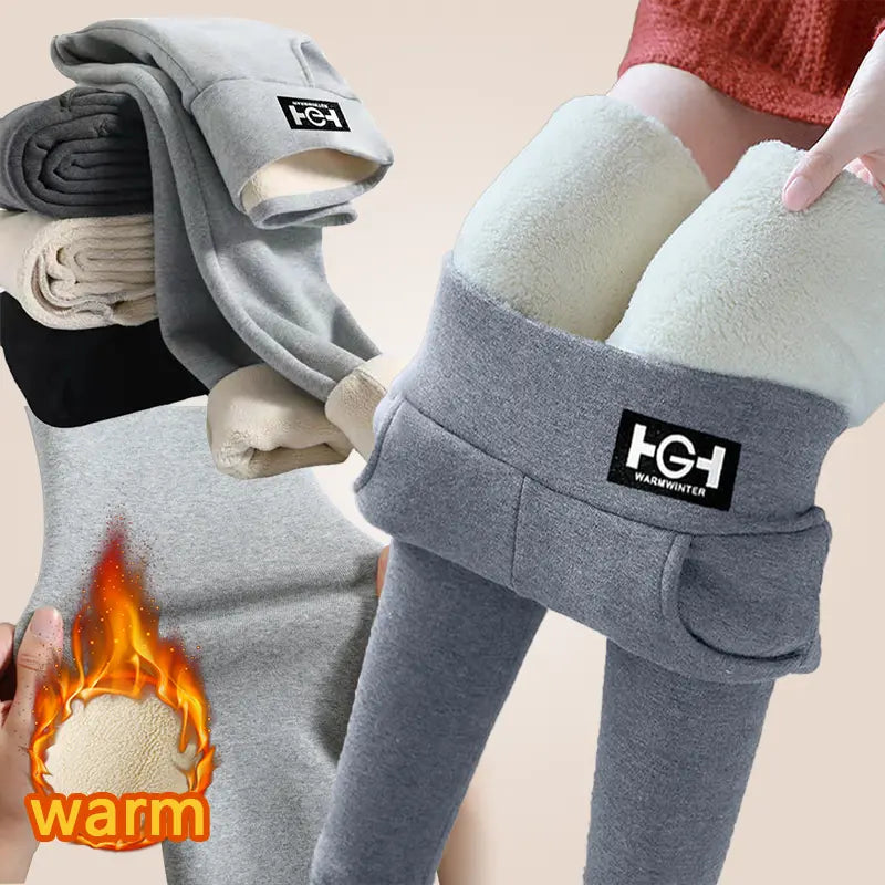 🔥🔥50% OFF【M-3XL】Wełna owcza plus aksamitna pogrubiona odzież wierzchnia, austriackie aksamitne legginsy jesienne i zimowe