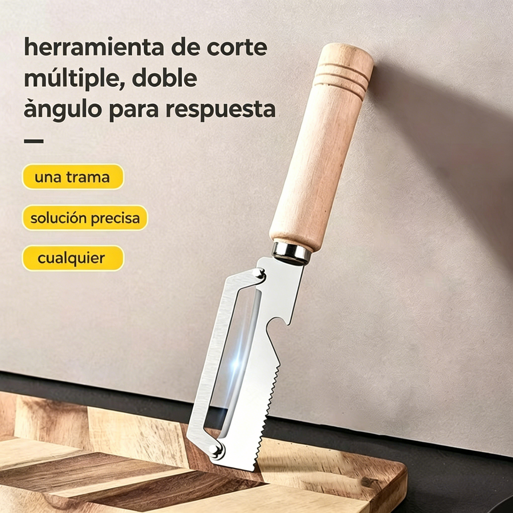 ✅Kup 1, a 1 otrzymasz gratis (2 sztuki) 🧅🔪 Wielofunkcyjna obieraczka kuchenna: obiera, kroi warzywa i otwiera butelki! 🔥