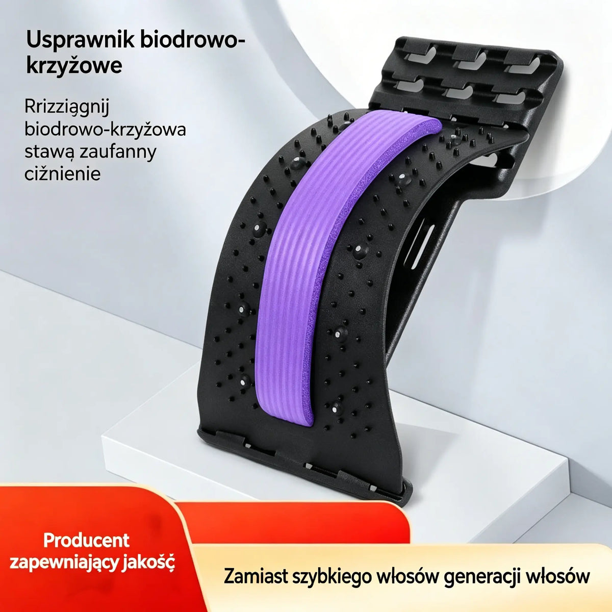 Korektor kręgosłupa 26° – natychmiastowa ulga dla pleców