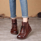 【Rozmiary 35-40】🌷👢Przedsprzedaż wczesną jesienią🎉 Damskie buty retro wykonane z miękkiej skóry