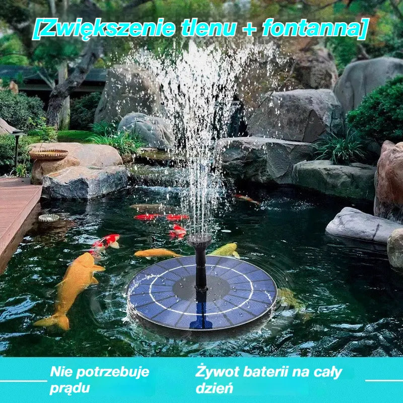 💥50% OFF- Fontanna słoneczna z pompą wodną