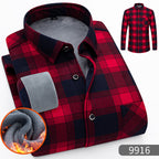 【50% zniżki】👔【L-5XL】Ciepła koszula biznesowa z długim rękawem