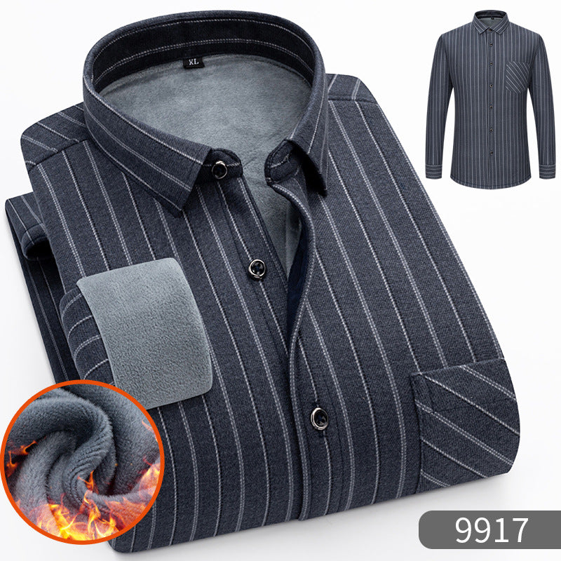 【50% zniżki】👔【L-5XL】Ciepła koszula biznesowa z długim rękawem