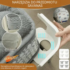 [4 sztuk]🧵🏠Niewidoczne zapięcia do prześcieradeł – bezigłowe, antypoślizgowe i łatwe w użyciu
