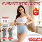 【8 sztuk】🔥 Ostatni dzień - 50% zniżki - Antybakteryjne majtki z wysokim stanem wyszczuplające brzuch
