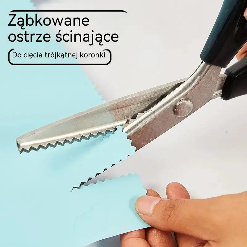 Kup 1, a 1 dostaniesz gratis✂️ Profesjonalne nożyczki ząbkowane – ostre, ząbkowane nożyczki do tkanin