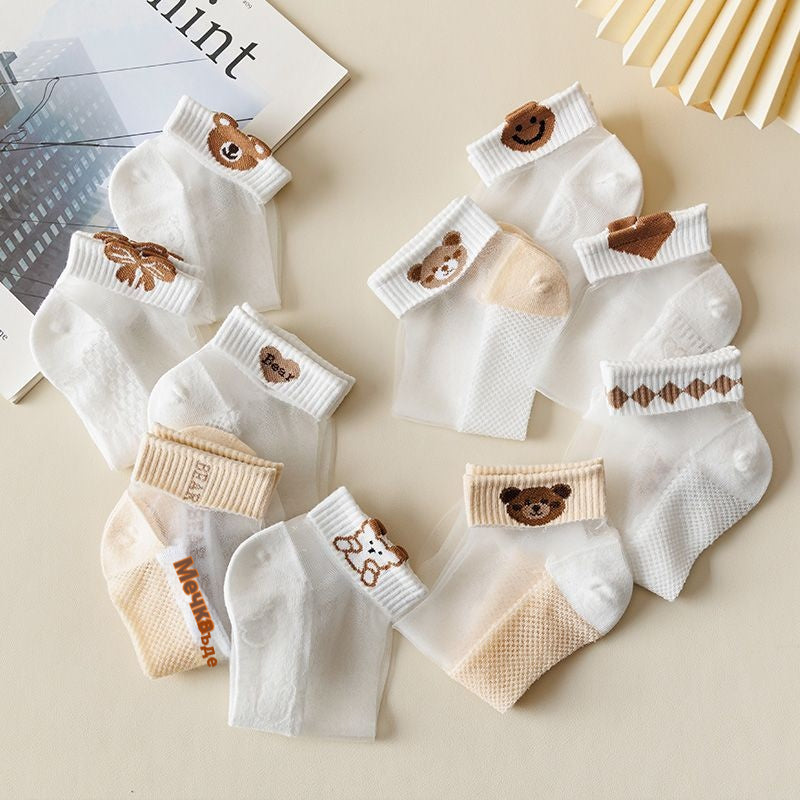 🔥【10 par】✨🧦Nowe letnie, lekkie i przewiewne skarpetki z siateczki – kolekcja 2026