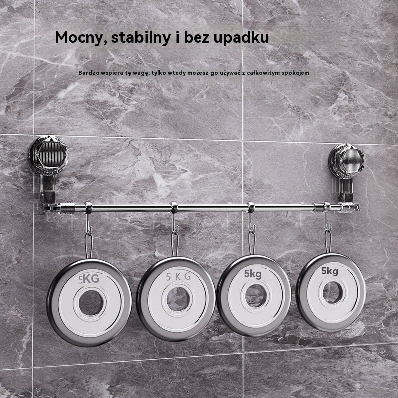 🚿✨【Kup jeden, a drugi otrzymasz gratis】Obrotowy wieszak na ręczniki z przyssawką, bez potrzeby wiercenia.