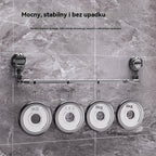 🚿✨【Kup jeden, a drugi otrzymasz gratis】Obrotowy wieszak na ręczniki z przyssawką, bez potrzeby wiercenia.