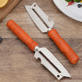 🥕 Kup 2, a 2 dostaniesz gratis! ✨ Wielofunkcyjna obieraczka kuchenna: Wykonana ze stali nierdzewnej z ergonomicznym uchwytem, idealna do obierania owoców, warzyw i mięsa 🔪