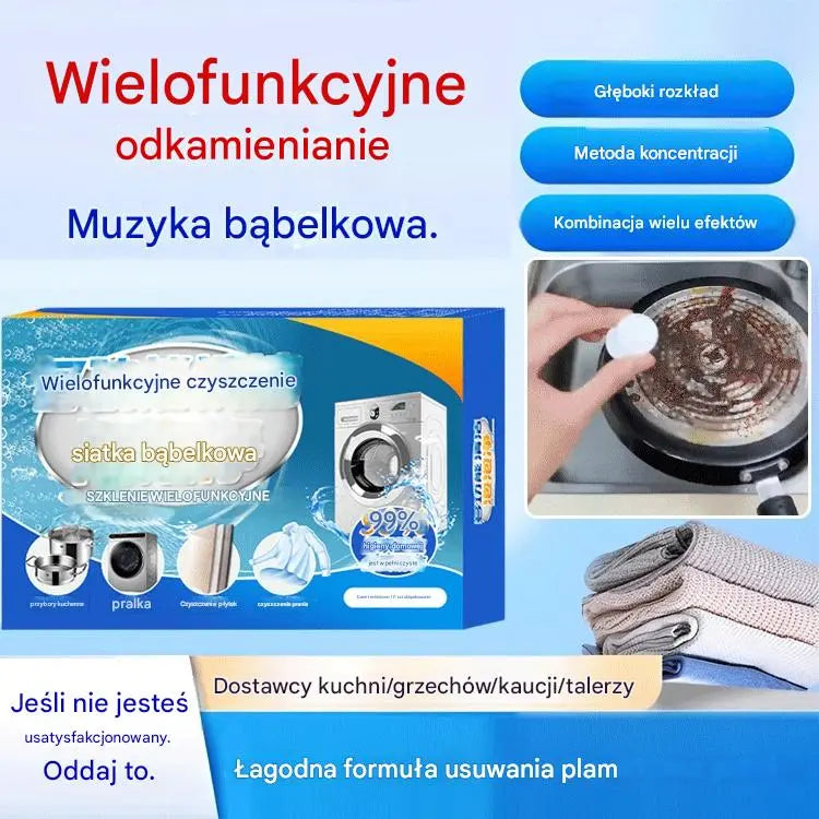 【3 pudełka】【Nowo opracowane】Wielofunkcyjne musujące tabletki czyszczące