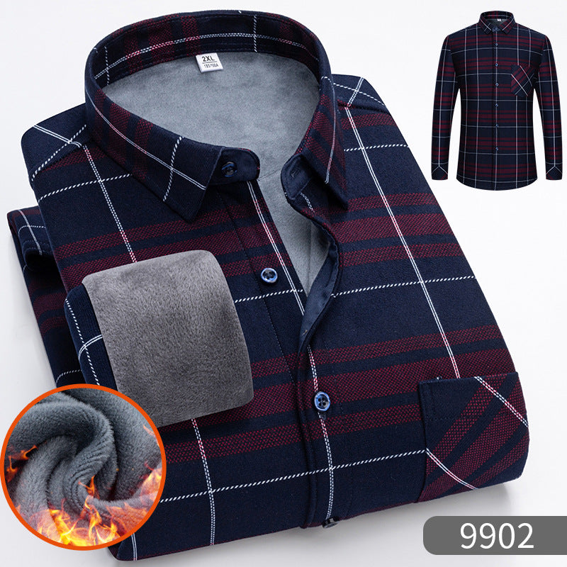 【50% zniżki】👔【L-5XL】Ciepła koszula biznesowa z długim rękawem