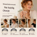 [Kup 1, a drugi otrzymasz gratis] Elegancki pierścionek koktajlowy z cyrkoniami sześciennymi – olśniewający design, który rozświetli wyjątkowe chwile.