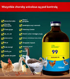 [2 butelek] 💊🐓🦆🕊️ Lek na ptasią grypę, utratę apetytu, biegunkę i kaszel u drobiu, kurczaków, kaczek i gęsi. 1 butelka 100 ml.