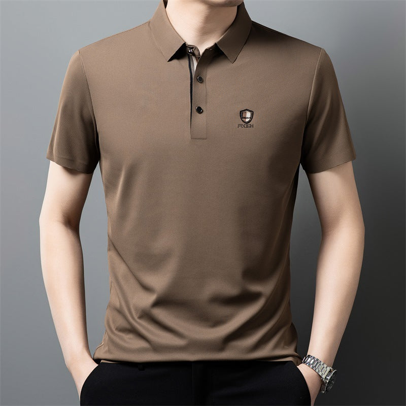 Promocja ograniczona czasowo! Wysokiej jakości męska koszulka polo z krótkim rękawem – miękka, przewiewna i podkreślająca elegancki styl.