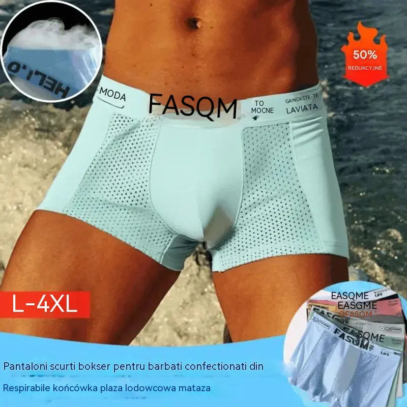 【Kup 3, otrzymaj 3 gratis】【L-4XL】Męskie bokserki z oddychającej siateczki