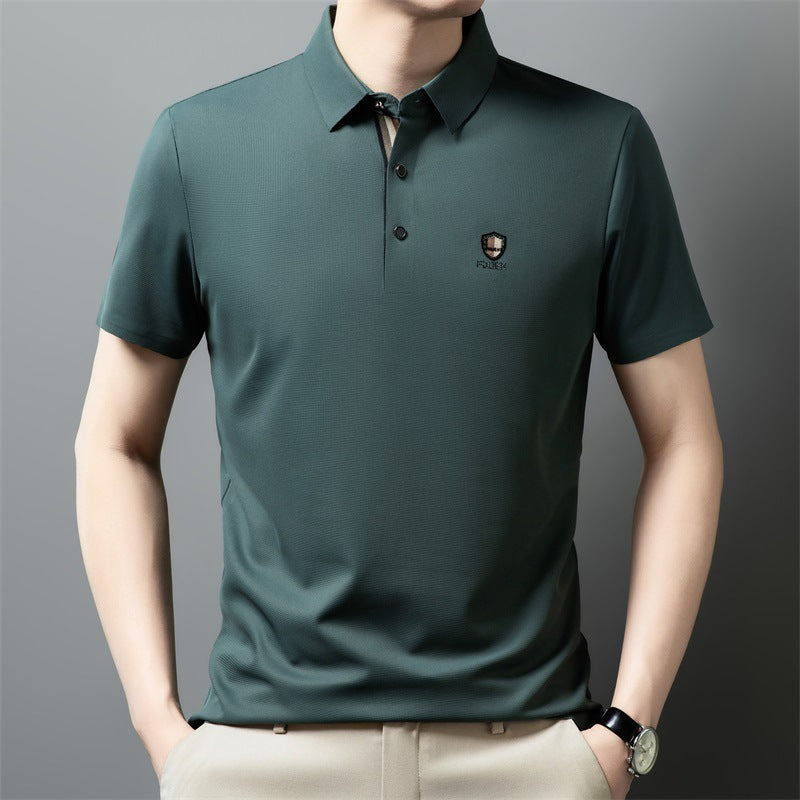 Promocja ograniczona czasowo! Wysokiej jakości męska koszulka polo z krótkim rękawem – miękka, przewiewna i podkreślająca elegancki styl.