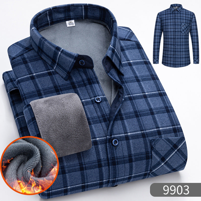 【50% zniżki】👔【L-5XL】Ciepła koszula biznesowa z długim rękawem