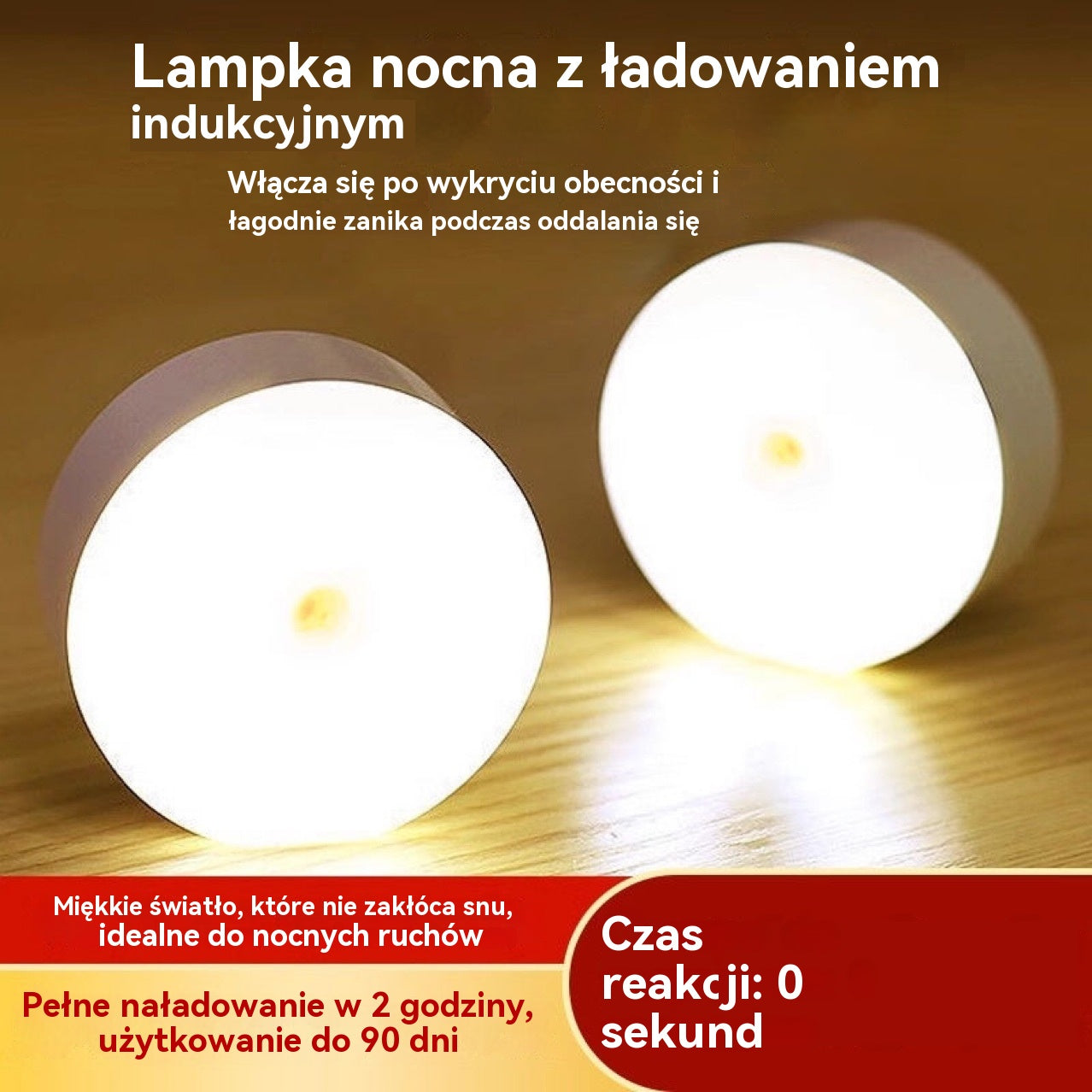 【Kup 2, otrzymaj 2】Inteligentne światło LED wykrywające ruchy ciała człowieka