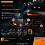【1+1 Gratis】Solarny LED samochodowy sygnalizator ostrzegawczy