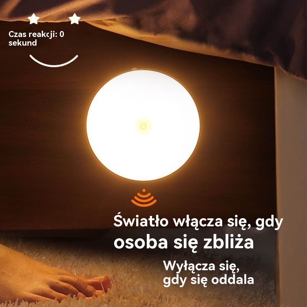 【Kup 2, otrzymaj 2】Inteligentne światło LED wykrywające ruchy ciała człowieka