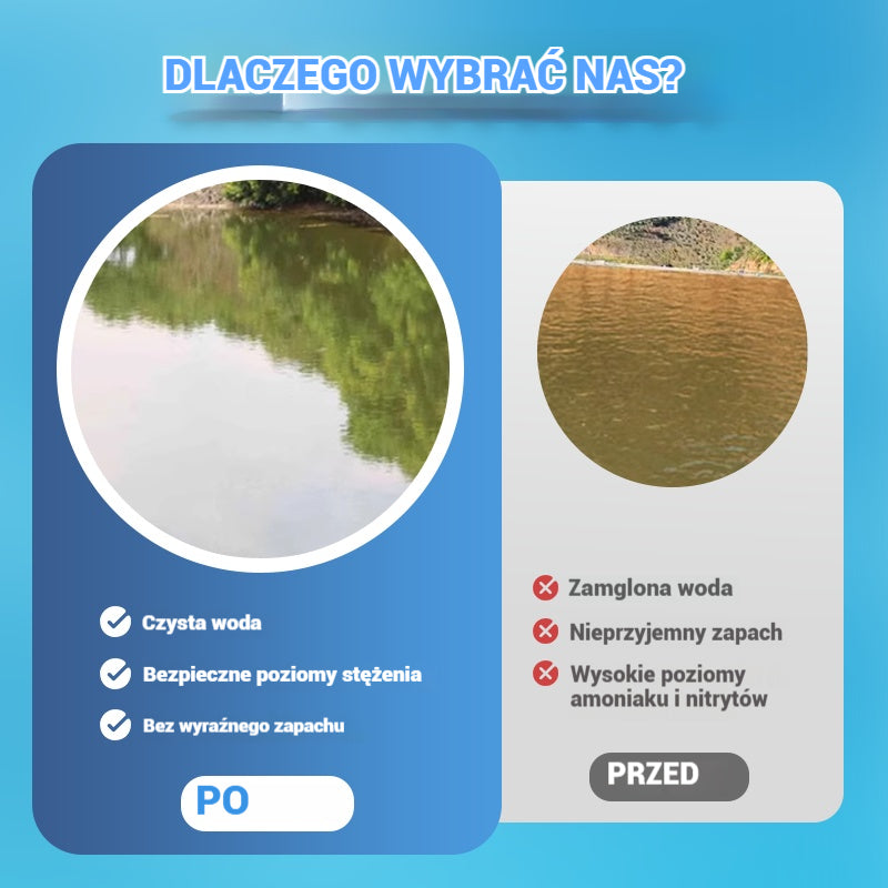 🐟500 g Premium Pond Powder | Klarowanie wody i kontrola glonów 🌊