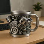 ✨☕Creative Engine V6V8 Kubek do kawy ze stali nierdzewnej🎁