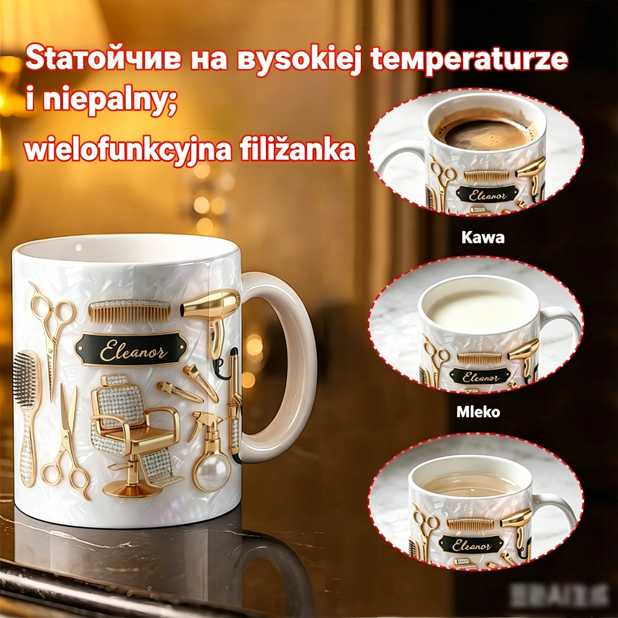 ✨49% OFF ✂️ Spersonalizowana, lekka i luksusowa ceramiczna filiżanka do kawy