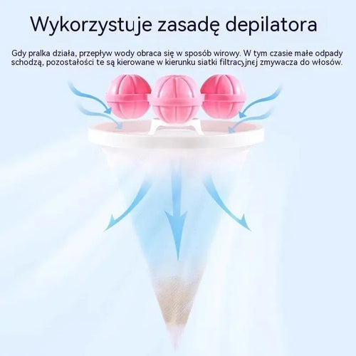 3 sztuki 89zł🎉 Pływające worki na pranie z siatki polarowej
