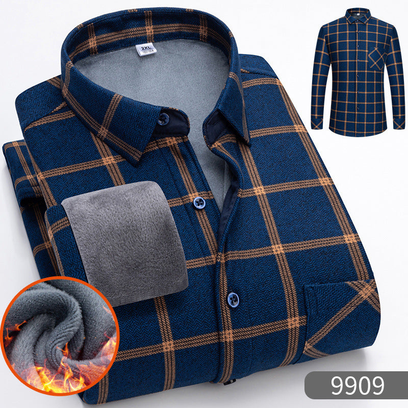 【50% zniżki】👔【L-5XL】Ciepła koszula biznesowa z długim rękawem