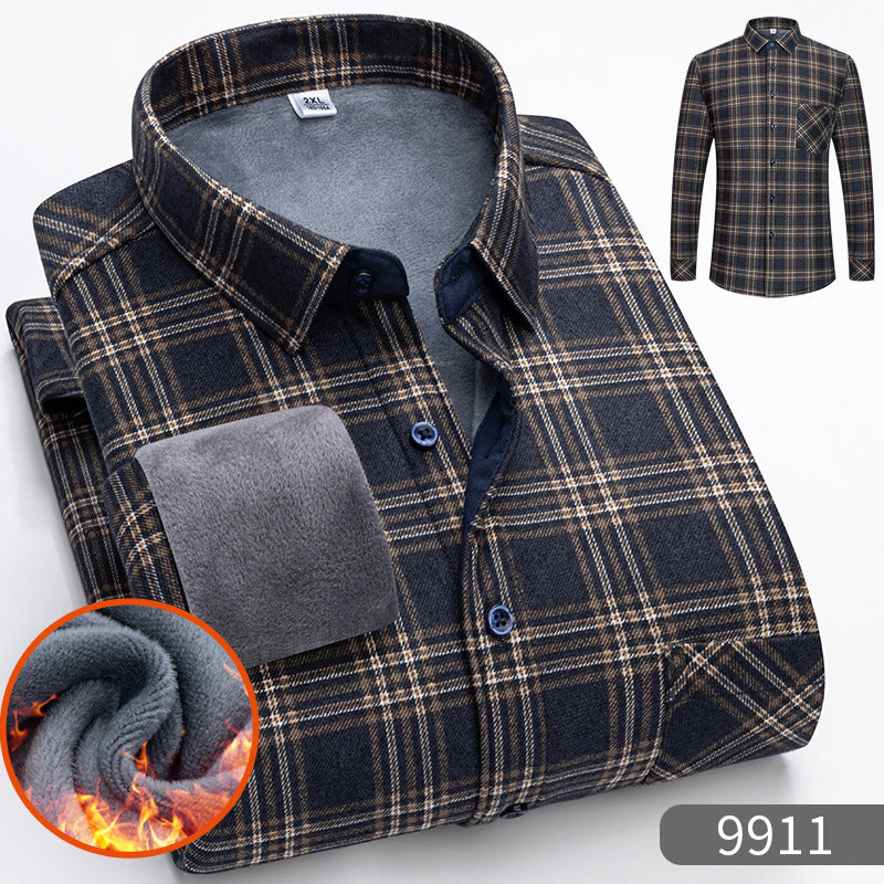 【50% zniżki】👔【L-5XL】Ciepła koszula biznesowa z długim rękawem