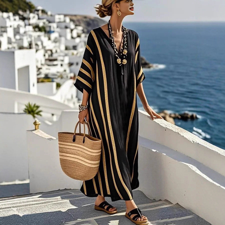 🔥Hit Sprzedaży 【Rabat 50%】👗👸【S-5XL】Sukienka z 2026 roku, idealna na letnie wakacje. Długa i zwiewna, elegancka i urocza.
