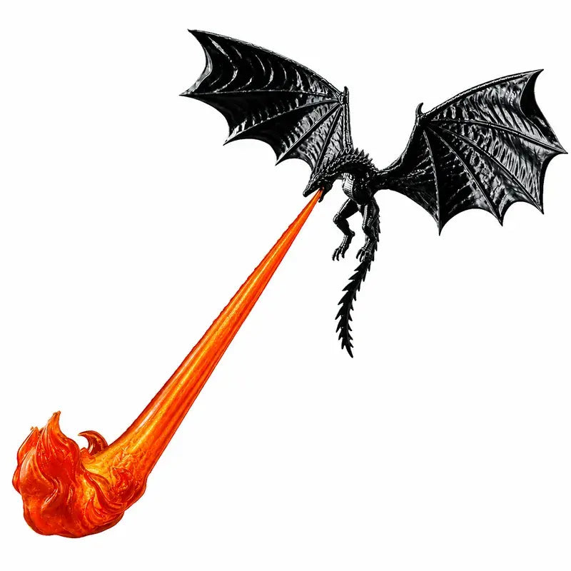 🐉🔥 Lampa LED 3D z ziejącym ogniem smokiem | Dekoracja biblioteczna z fantazją i blaskiem