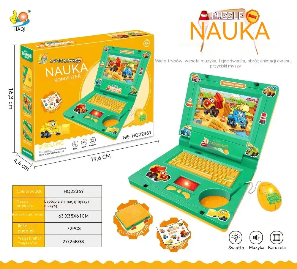 🎁 Komputer edukacyjny dla dzieci | Kreatywny prezent dla maluchów