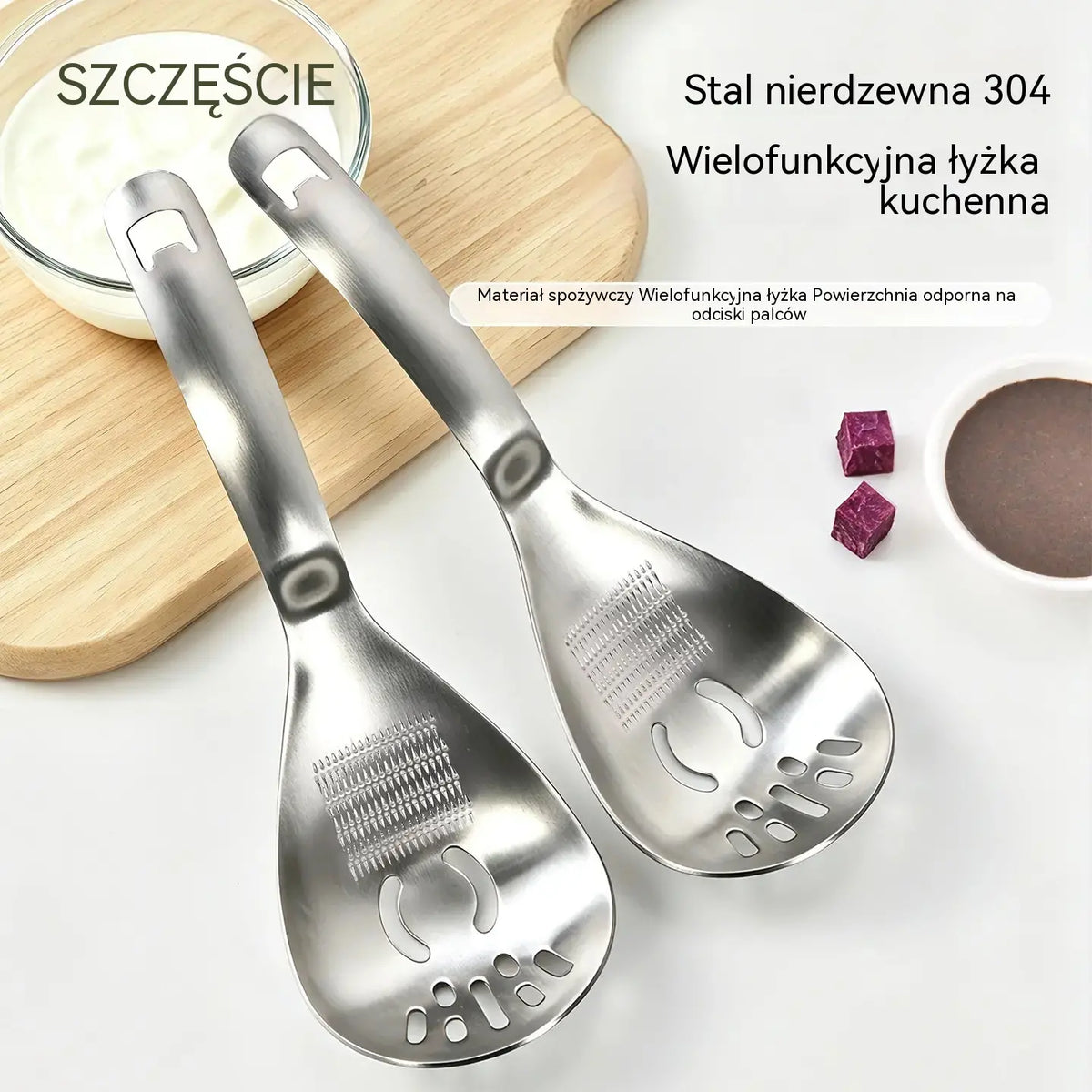 50% zniżki🥄 Wielofunkcyjna łyżka i sitko ze stali nierdzewnej 304