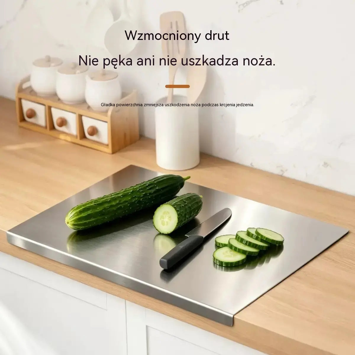 🔪 Deska do krojenia ze stali nierdzewnej ze składanymi krawędziami – pogrubiona, wielofunkcyjna konstrukcja, odpowiednia zarówno do profesjonalnych kuchni, jak i do użytku domowego 🍽️