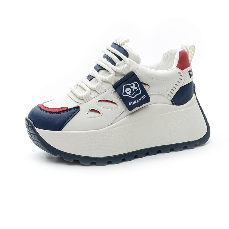 👟✨【+5 cm wzrost】Casualowe sneakersy na grubej podeszwie – modne, wygodne i łatwe do stylizacji 💫