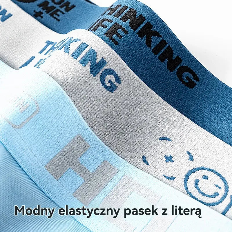[kup 3 otrzymaj 3 za darmo] Nowe antybakteryjne bokserki męskie U Curved Mesh Modal Plus Size