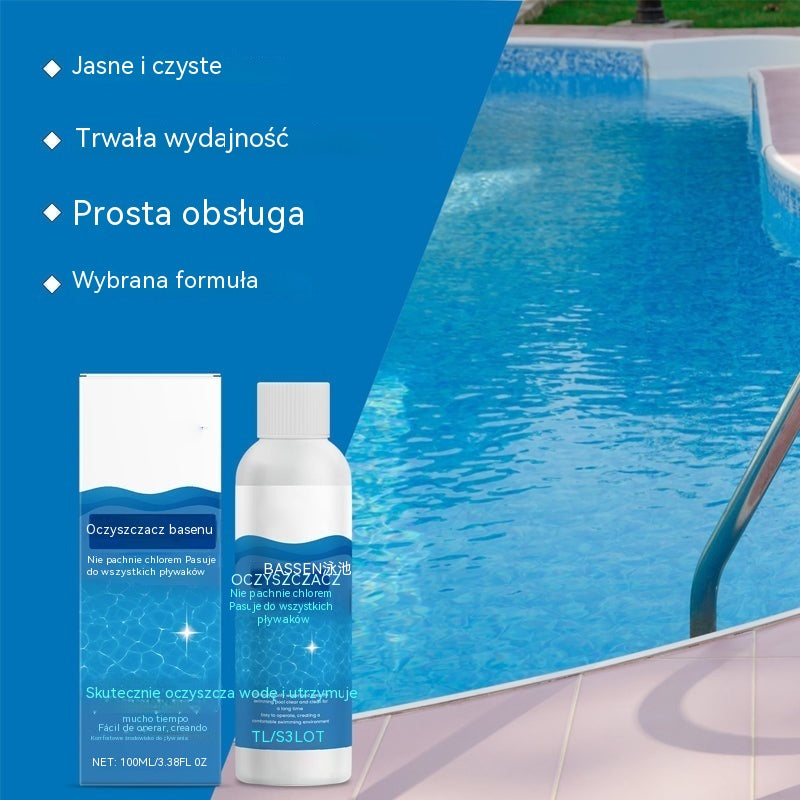 ⏰💦Kup 1 i otrzymaj 1 gratis🏊‍♂️ Płyn klarujący do basenów – Krystalicznie czysta woda w kilka godzin, bez wysiłku ✨