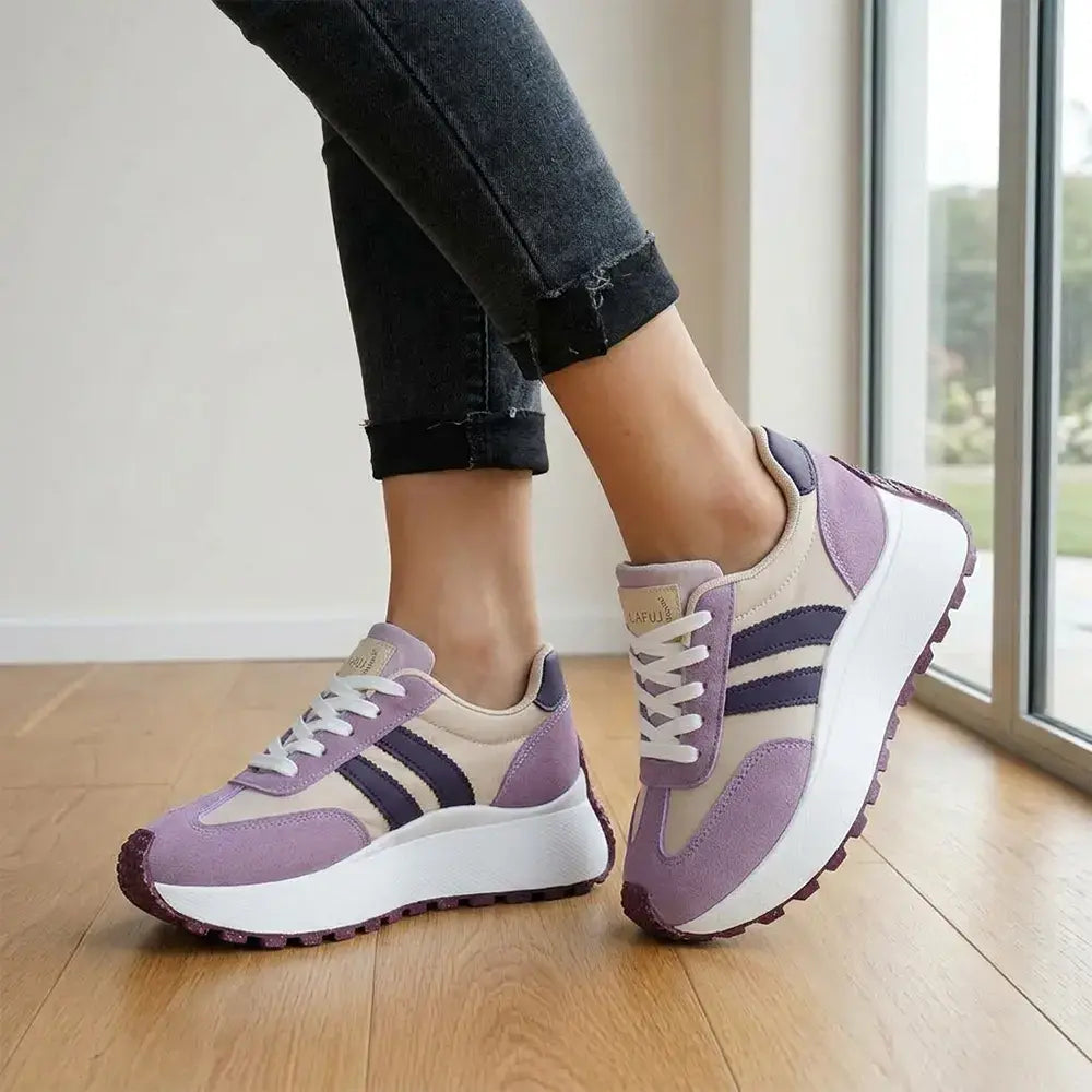 【35-45】👟Buty sportowe na grubej podeszwie z platformą w dużych rozmiarach – buty do chodzenia na co dzień, podnoszące wzrost dla kobiet