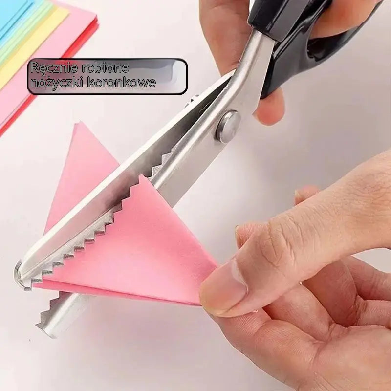 Kup 1, a 1 dostaniesz gratis✂️ Profesjonalne nożyczki ząbkowane – ostre, ząbkowane nożyczki do tkanin