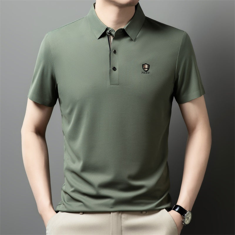 Promocja ograniczona czasowo! Wysokiej jakości męska koszulka polo z krótkim rękawem – miękka, przewiewna i podkreślająca elegancki styl.