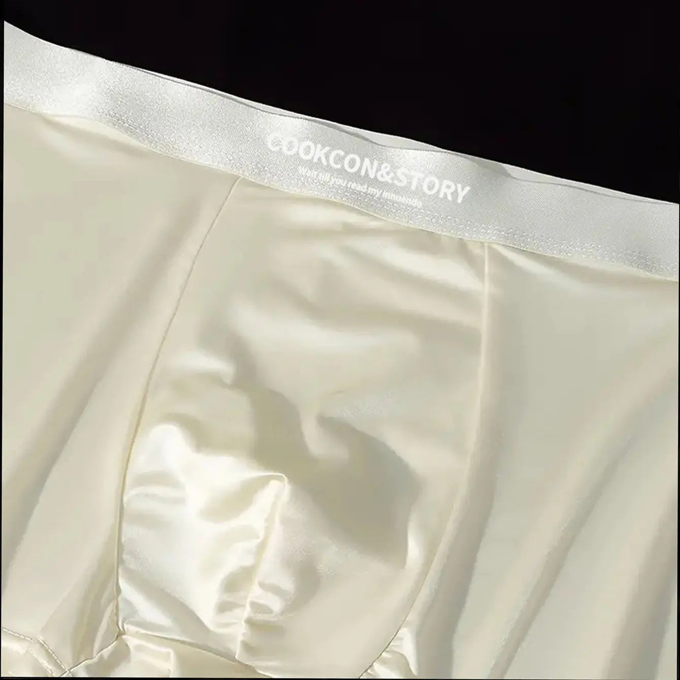 【S-3XL】Pakiet 6 sztuk【50% zniżki】10A Antybakteryjne bokserki męskie z kroczem, oddychające, gładkie, bezszwowe, z jedwabiu lodowego, luksusowa satynowa bielizna