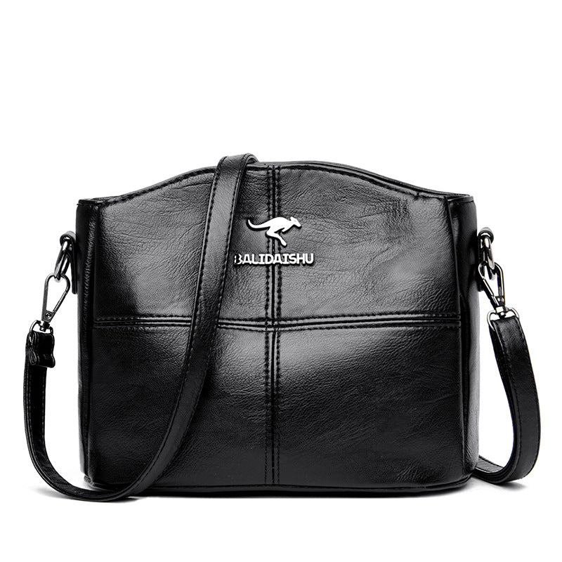 👜 Nowa torba na ramię z prawdziwej skóry, retro, ręcznie robiona, nowoczesna i uniwersalna.