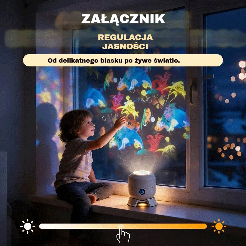 💖🌙【Tylko za pół ceny】2026 dynamiczna obrotowa lampa projekcyjna LED